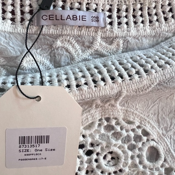White crochet type top - one size - Picture 4 of 4